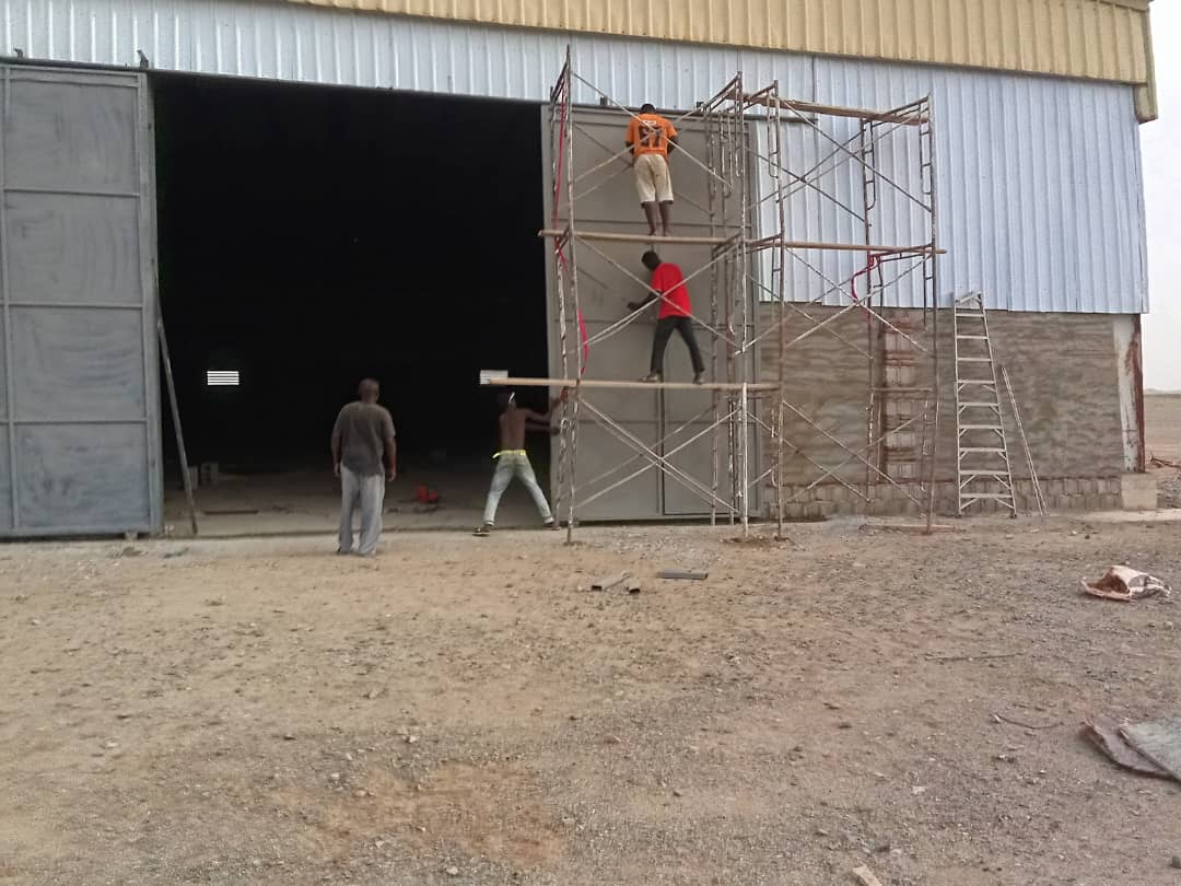 مشروع تكملة تشييد و تقفيلات مخازن شركة بترومين للزيوت بورتسودان _ المدينة الصناعية